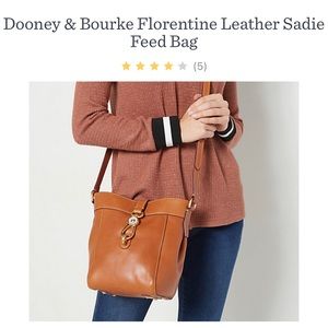 Dooney & Bourke Florentine Leather Sadie
Feed Bag used ONCE